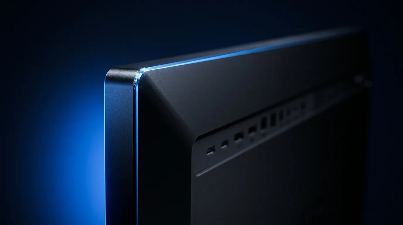 Ultra-slim side profile of the interactive panel