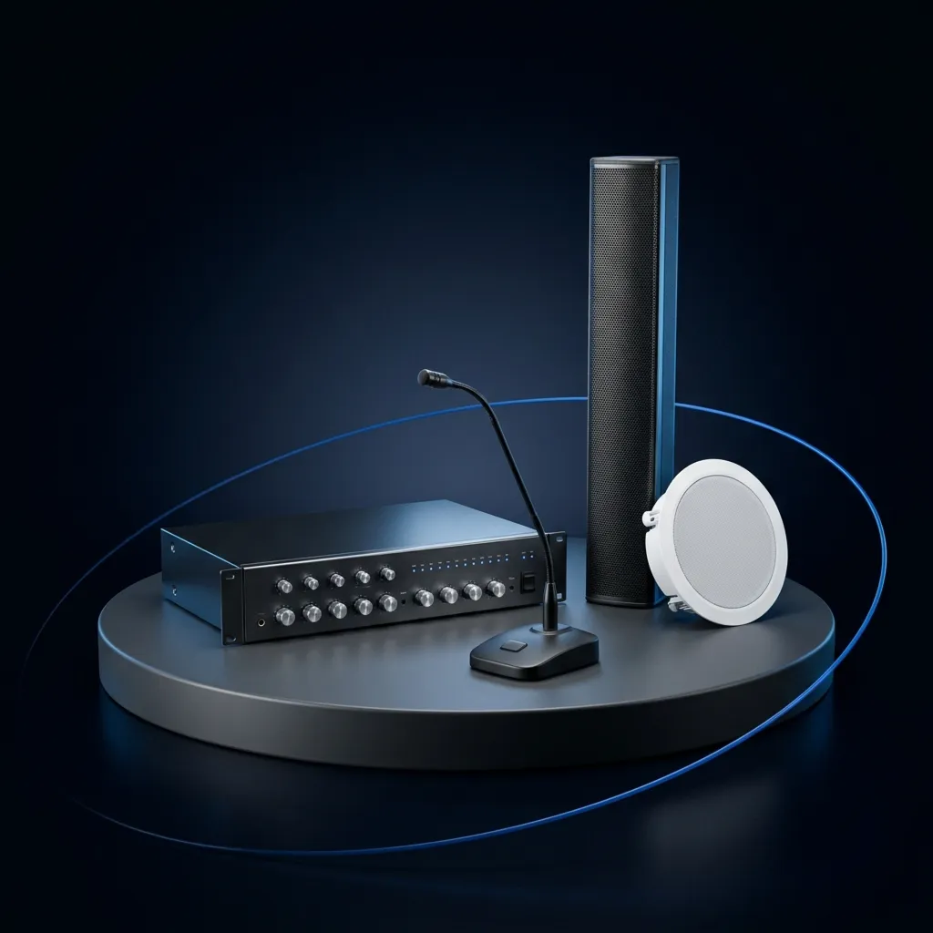 PA Speakers & Amplifiers supplied in Oman by INT'L TECH